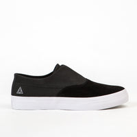 HUF Dylan Slip On Shoes - Black / Black / White thumbnail