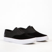 HUF Dylan Slip On Shoes - Black / Black / White thumbnail