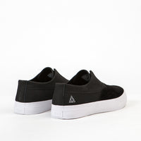 HUF Dylan Slip On Shoes - Black / Black / White thumbnail