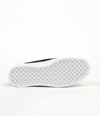 HUF Dylan Slip On Shoes - Black / Black / White | Flatspot