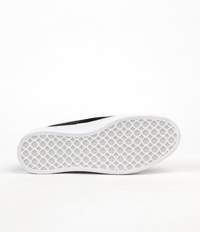 HUF Dylan Slip On Shoes - Black / Black / White