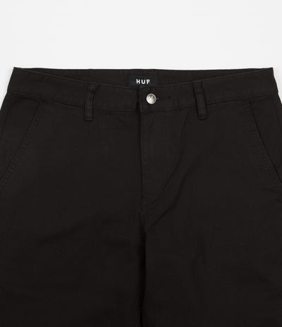 HUF Fulton Chino Trousers - Black