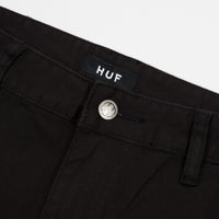 HUF Fulton Chino Trousers - Black thumbnail