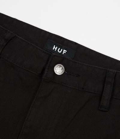 HUF Fulton Chino Trousers - Black