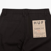 HUF Fulton Chino Trousers - Black thumbnail