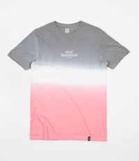 HUF Garment Dip Dye T-Shirt - Grey / White / Pink