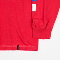 HUF Global Domination Long Sleeve T-Shirt - Scarlet thumbnail