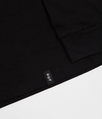 HUF Greetings Long Sleeve Pocket T-Shirt - Black