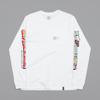 HUF Greetings Long Sleeve Pocket T-Shirt - White thumbnail