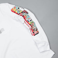 HUF Greetings Long Sleeve Pocket T-Shirt - White thumbnail