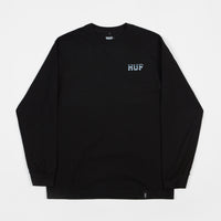 HUF Ice Rose Classic H Long Sleeve T-Shirt - Black thumbnail