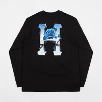 HUF Ice Rose Classic H Long Sleeve T-Shirt - Black thumbnail