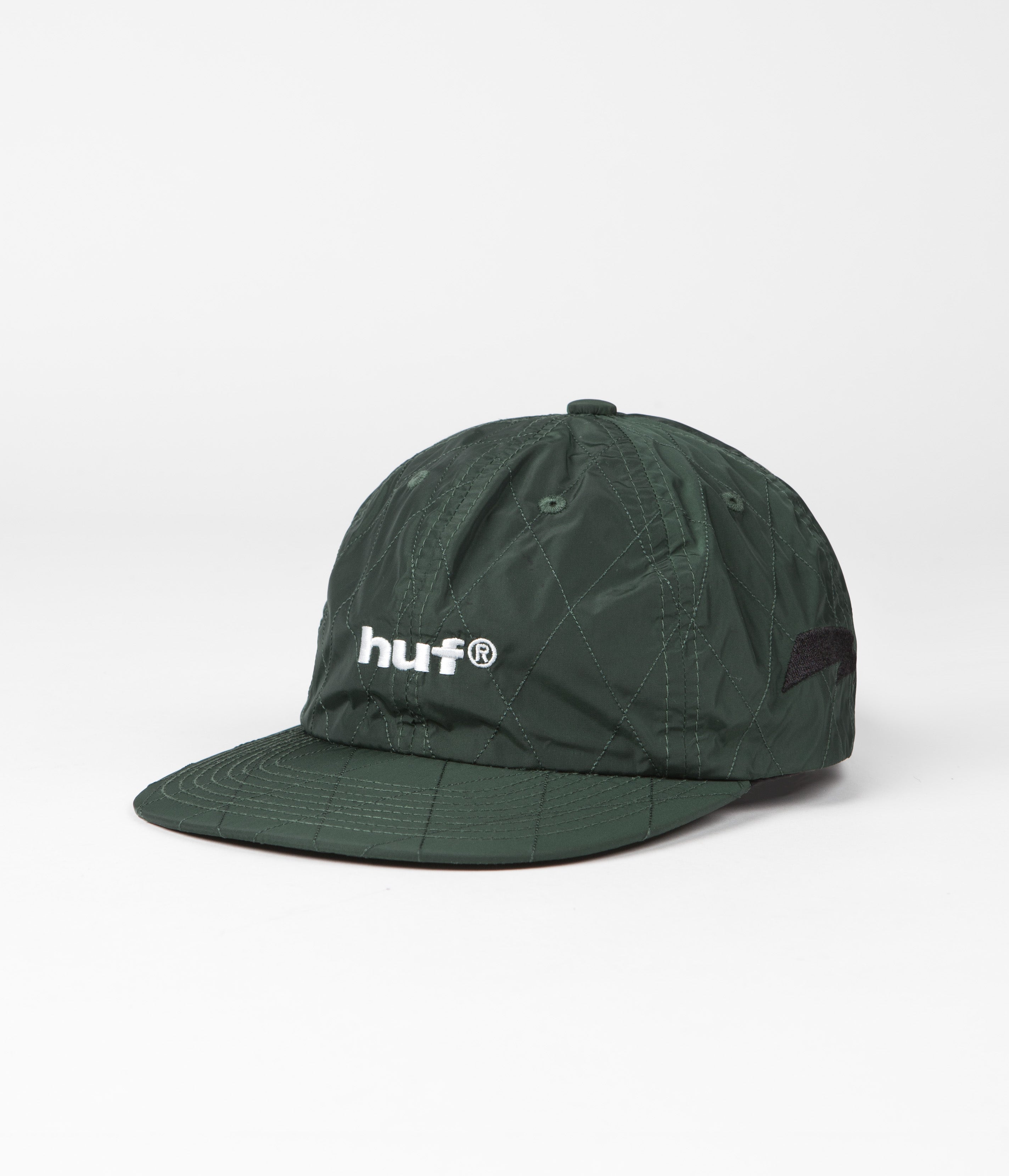 HUF Lightning Quilted Cap - Forest Green | Flatspot