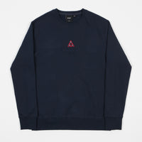 HUF Marciano Crewneck Fleece Sweatshirt - Navy thumbnail