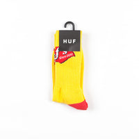 HUF Mustard Crew Socks - Yellow thumbnail