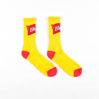 HUF Mustard Crew Socks - Yellow thumbnail