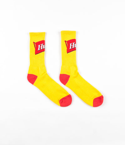 HUF Mustard Crew Socks - Yellow