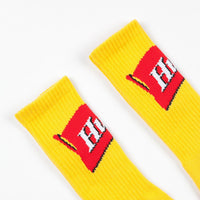 HUF Mustard Crew Socks - Yellow thumbnail