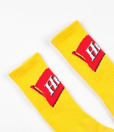 HUF Mustard Crew Socks - Yellow