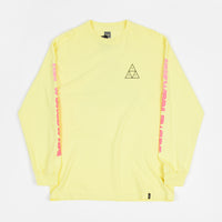 HUF Neo TT Long Sleeve T-Shirt - Super Lemon thumbnail