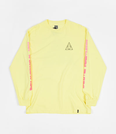 HUF Neo TT Long Sleeve T-Shirt - Super Lemon