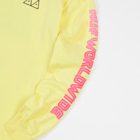 HUF Neo TT Long Sleeve T-Shirt - Super Lemon thumbnail