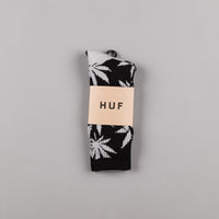 HUF Colour Block Plantlife Crew Socks - Black / Grey thumbnail