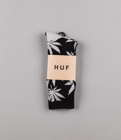 HUF Colour Block Plantlife Crew Socks - Black / Grey