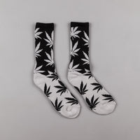 HUF Colour Block Plantlife Crew Socks - Black / Grey thumbnail