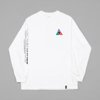 HUF Prism Triple Triangle Long Sleeve T-Shirt - White thumbnail