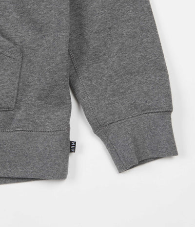 HUF Puff Bar Logo Hooded Sweatshirt - Gunmetal Heather