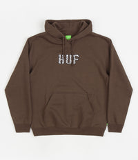 HUF Quake Conditions Hoodie - Chocolate