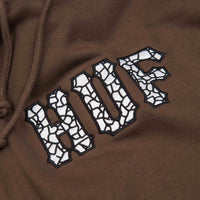 HUF Quake Conditions Hoodie - Chocolate thumbnail