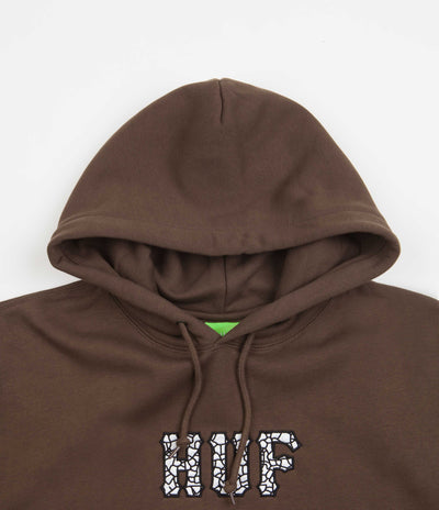 HUF Quake Conditions Hoodie - Chocolate