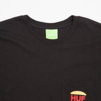 HUF Regal Pocket T-Shirt - Black thumbnail