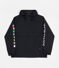 HUF Regional Tour Anorak Jacket - Black