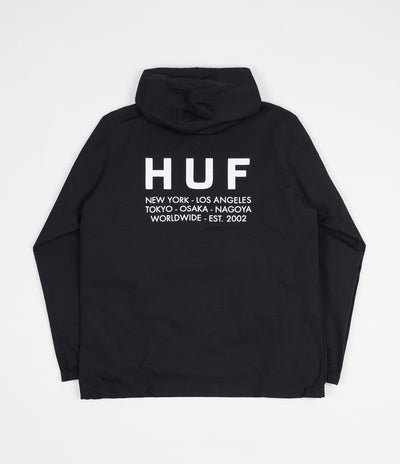 HUF Regional Tour Anorak Jacket - Black