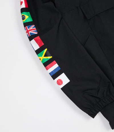 HUF Regional Tour Anorak Jacket - Black