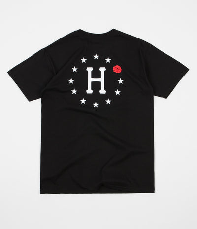 HUF Rose 12 Galaxy T-Shirt - Black