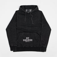 HUF Serif Stack Hoodie - Black thumbnail