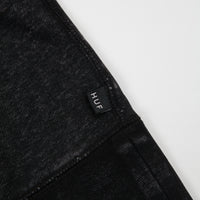 HUF Serif Stack Hoodie - Black thumbnail