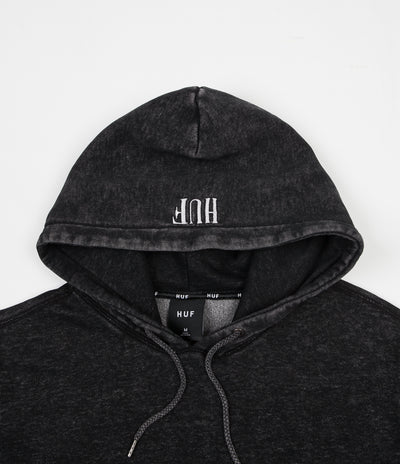 HUF Serif Stack Hoodie - Black