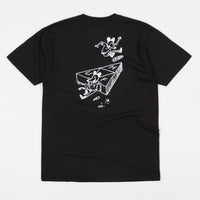 HUF Sk8 Rat Triple Triangle T-Shirt - Black thumbnail