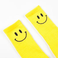 HUF Smiley Crew Socks - Yellow thumbnail