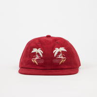 HUF Souvenir 6 Panel Cap - Burgundy thumbnail