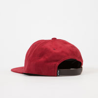 HUF Souvenir 6 Panel Cap - Burgundy thumbnail