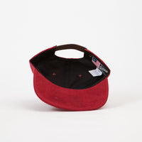 HUF Souvenir 6 Panel Cap - Burgundy thumbnail