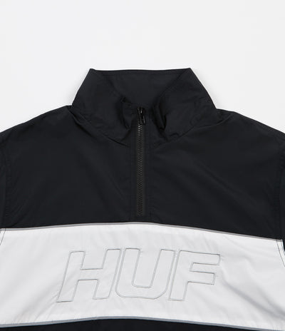 HUF Stadium Half Zip Track Jacket - Black