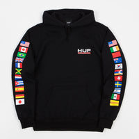 HUF Stadium United Hoodie - Black thumbnail