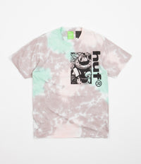 HUF The Plug Tie-Dye T-Shirt - Light Grey